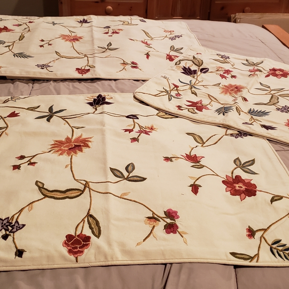 Pottery Barn pillow shams (2)